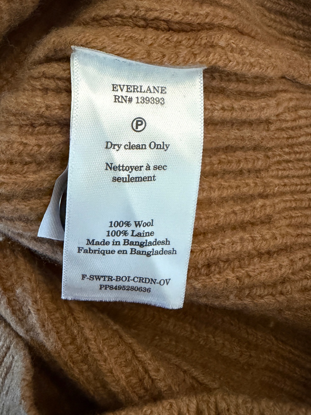 Everlane Felted Merino Cocoon Cardigan - Picture 6 of 7